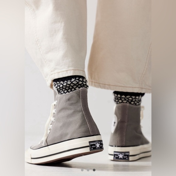 NIB Chuck 70 Recycled Canvas Hi-Top Sneakers Origin Story/Grey - Picture 3 of 11